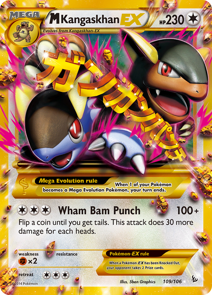 M Kangaskhan EX (109/106) [XY: Flashfire] Pokémon