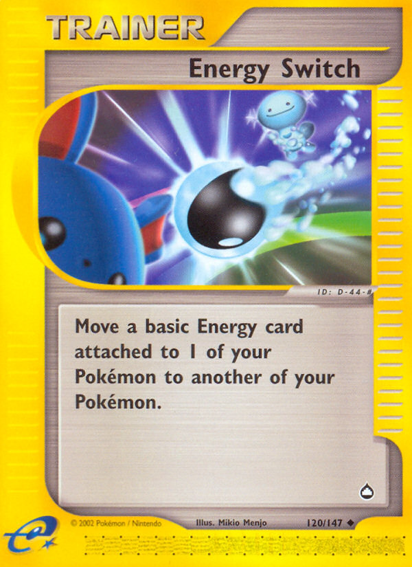 Energy Switch (120/147) [Aquapolis] Pokémon