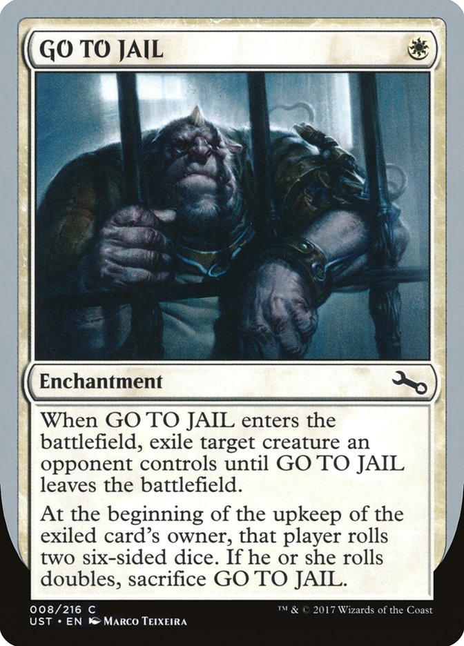 GO TO JAIL [Unstable] Magic: The Gathering