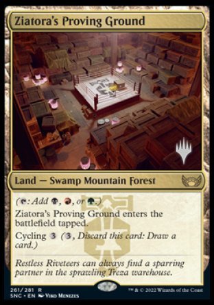 Ziatora's Proving Ground (Promo Pack) [Streets of New Capenna Promos] Magic: The Gathering