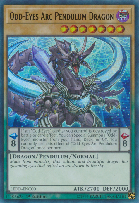 Odd-Eyes Arc Pendulum Dragon [LEDD-ENC00] Ultra Rare Yu-Gi-Oh!