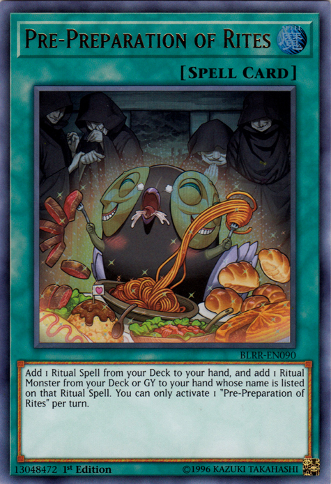 Pre-Preparation of Rites [BLRR-EN090] Ultra Rare Yu-Gi-Oh!