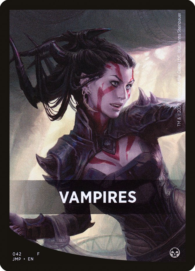 Vampires Theme Card [Jumpstart Front Cards] Magic: The Gathering