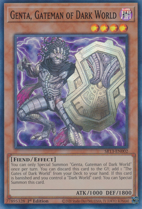 Genta, Gateman of Dark World [SR13-EN002] Super Rare Yu-Gi-Oh!