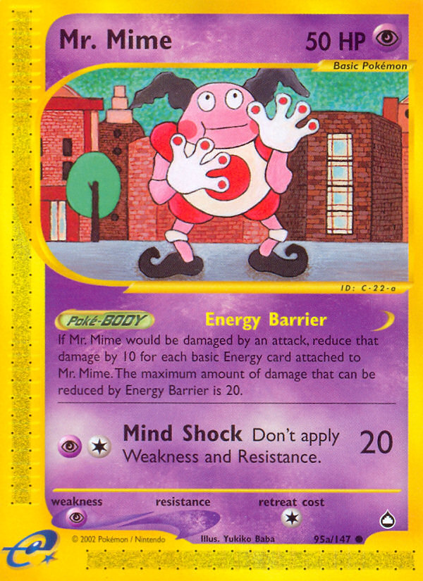 Mr. Mime (95a/147) [Aquapolis] Pokémon