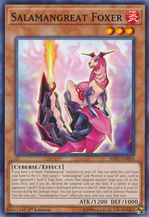 Salamangreat Foxer [SAST-EN005] Common Yu-Gi-Oh!