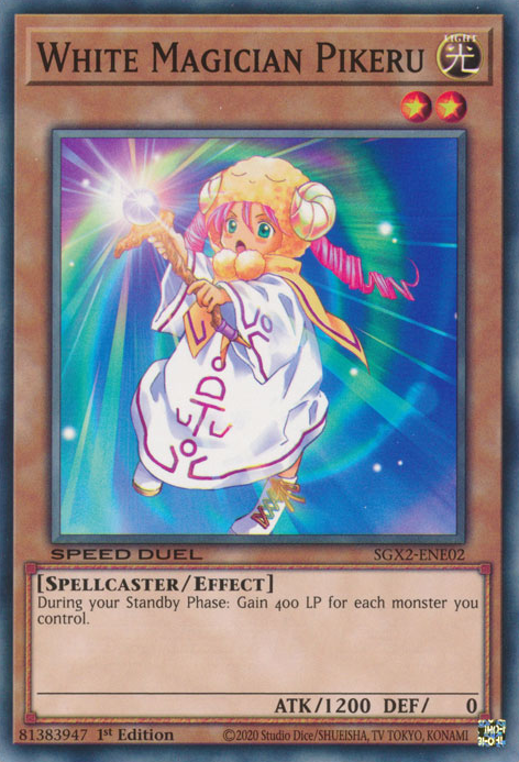White Magician Pikeru [SGX2-ENE02] Common Yu-Gi-Oh!