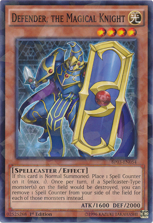 Defender, The Magical Knight [BP03-EN054] Shatterfoil Rare Yu-Gi-Oh!