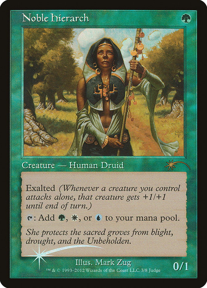 Noble Hierarch [Judge Gift Cards 2012] Magic: The Gathering