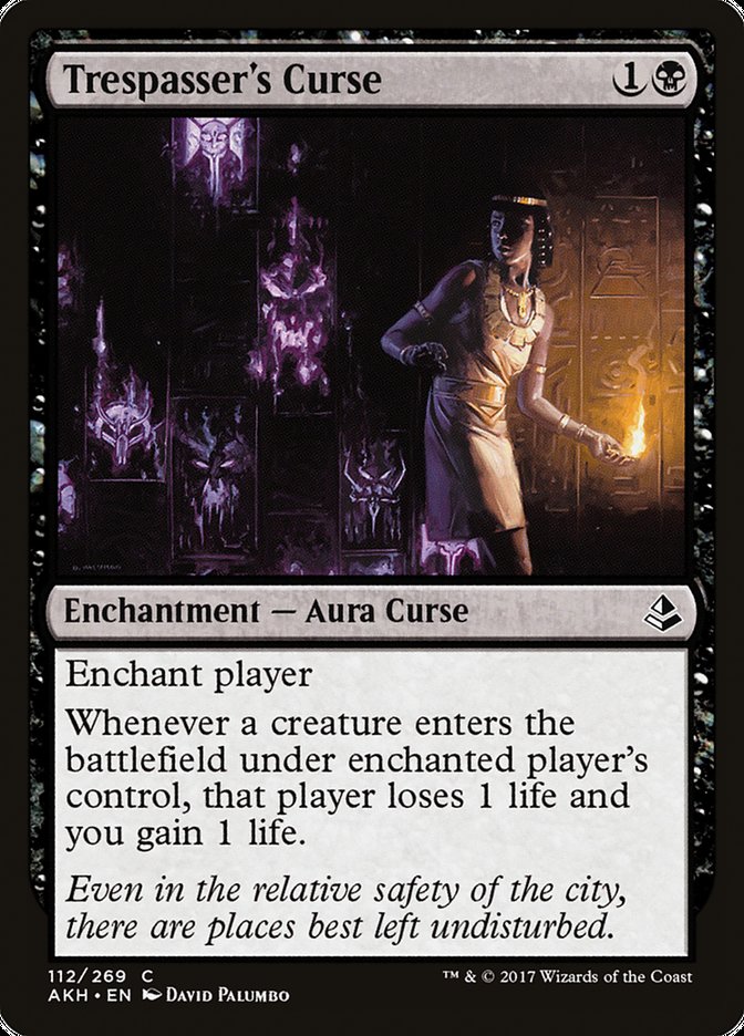 Trespasser's Curse [Amonkhet] Magic: The Gathering