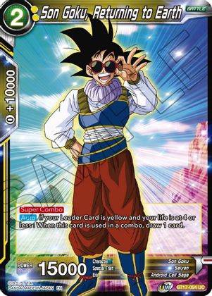 Son Goku, Returning to Earth (BT17-094) [Ultimate Squad] Dragon Ball Super