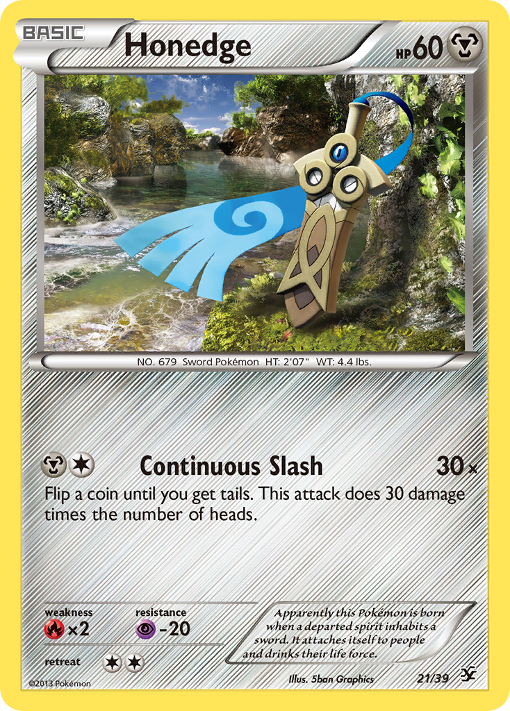 Honedge (21/39) [XY: Kalos Starter Set] Pokémon