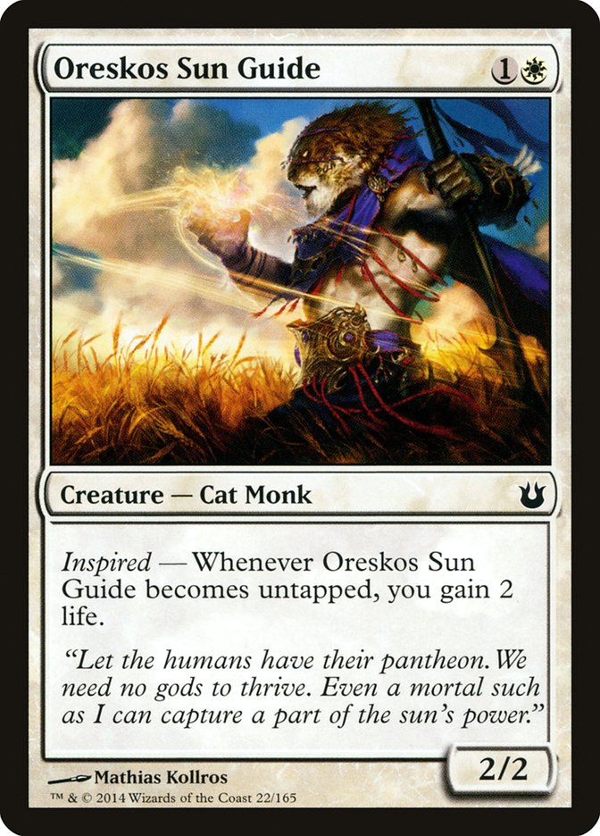 Oreskos Sun Guide [Born of the Gods] Magic: The Gathering