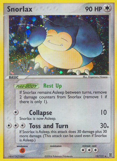 Snorlax (15/112) [EX: FireRed & LeafGreen] Pokémon