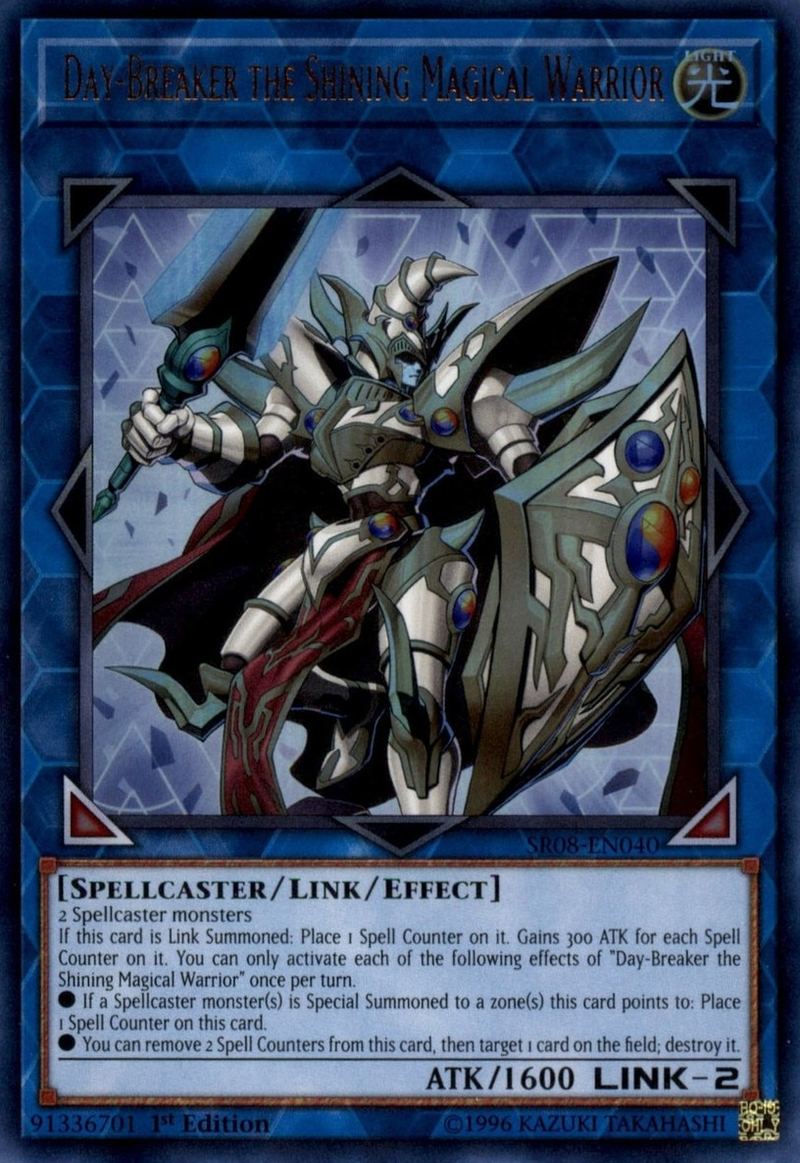 Day-Breaker the Shining Magical Warrior [SR08-EN040] Ultra Rare Yu-Gi-Oh!