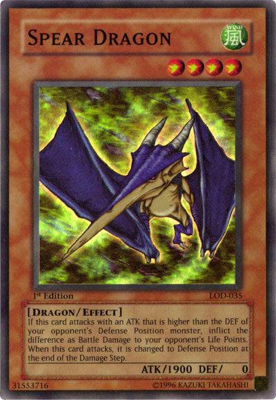 Spear Dragon [LOD-035] Super Rare Yu-Gi-Oh!