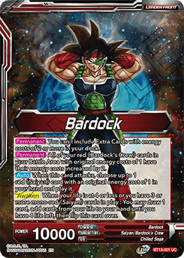 Bardock // SS Bardock, the Legend Awakened (Uncommon) (BT13-001) [Supreme Rivalry] Dragon Ball Super