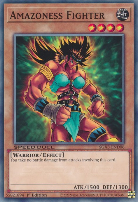 Amazoness Fighter [SGX3-END06] Common Yu-Gi-Oh!