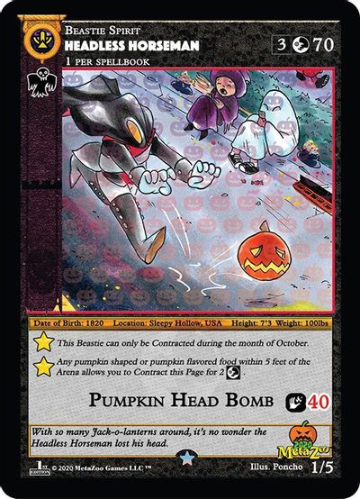 Headless Horseman [Holiday Promos 2020] Metazoo