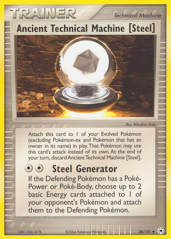 Ancient Technical Machine [Steel] (86/101) [EX: Hidden Legends] Pokémon