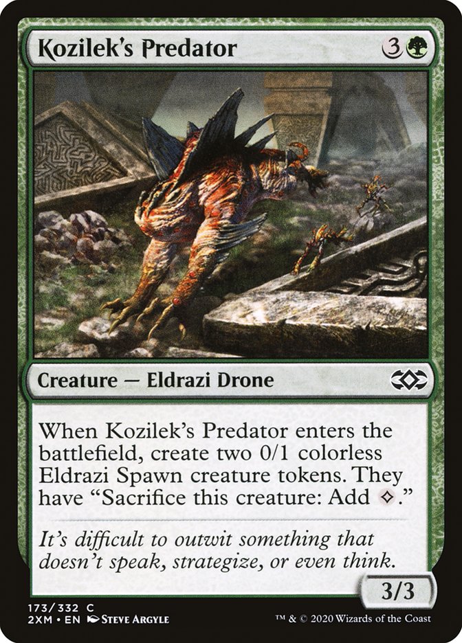 Kozilek's Predator [Double Masters] Magic: The Gathering