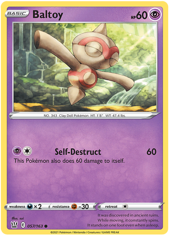 Baltoy (057/163) [Sword & Shield: Battle Styles] Pokémon