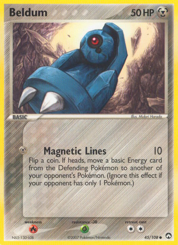 Beldum (45/108) [EX: Power Keepers] Pokémon