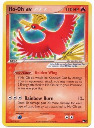 Ho-Oh ex (17/17) (Non-Holo) [POP Series 3] Pokémon