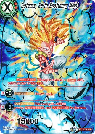 Gotenks, Earth-Shattering Might (SPR) (BT11-003) [Vermilion Bloodline] Dragon Ball Super