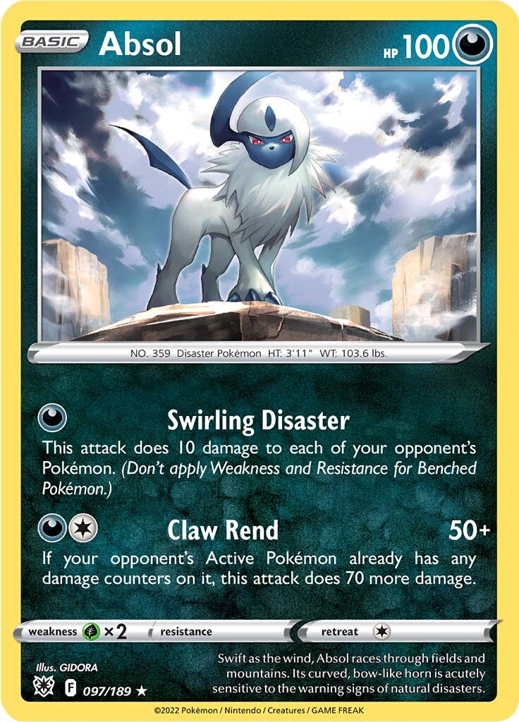 Absol (097/189) [Sword & Shield: Astral Radiance] Pokémon