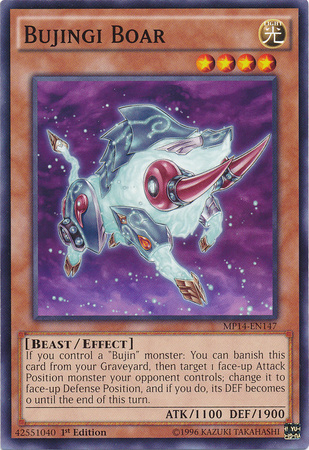 Bujingi Boar [MP14-EN147] Common Yu-Gi-Oh!