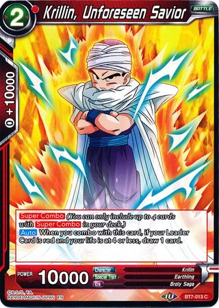 Krillin, Unforeseen Savior (BT7-013) [Assault of the Saiyans] Dragon Ball Super