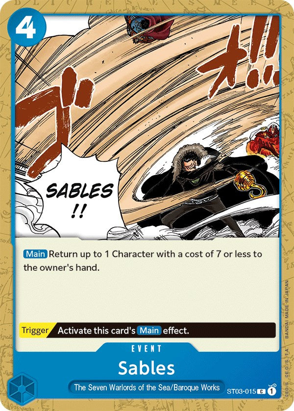 Sables [Starter Deck: The Seven Warlords of The Sea] Bandai