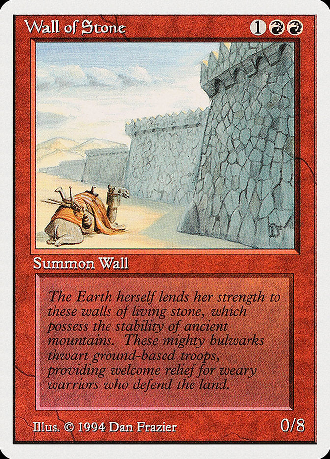 Wall of Stone [Summer Magic / Edgar] Magic: The Gathering
