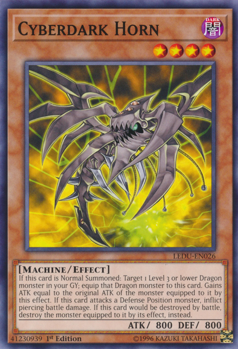 Cyberdark Horn [LEDU-EN026] Common Yu-Gi-Oh!