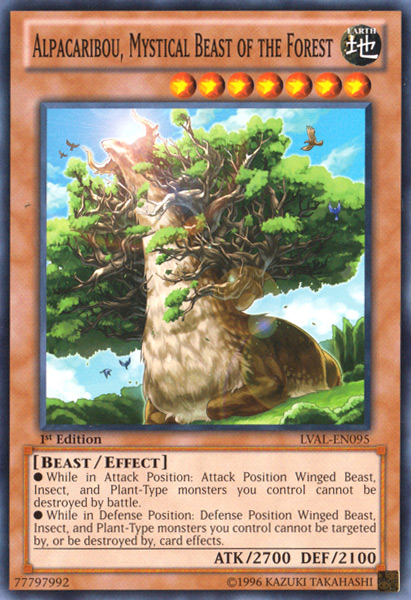 Alpacaribou, Mystical Beast of the Forest [LVAL-EN095] Common Yu-Gi-Oh!