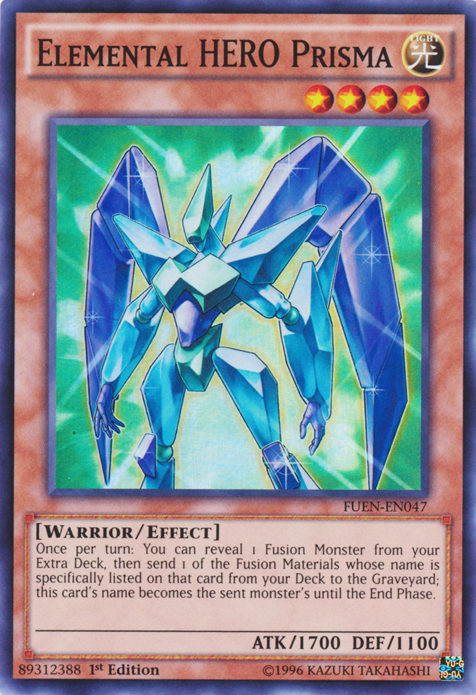 Elemental HERO Prisma [FUEN-EN047] Super Rare Yu-Gi-Oh!