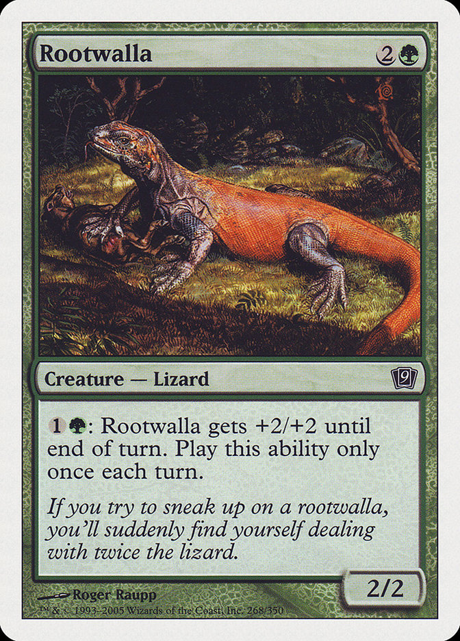 Rootwalla [Ninth Edition] Magic: The Gathering