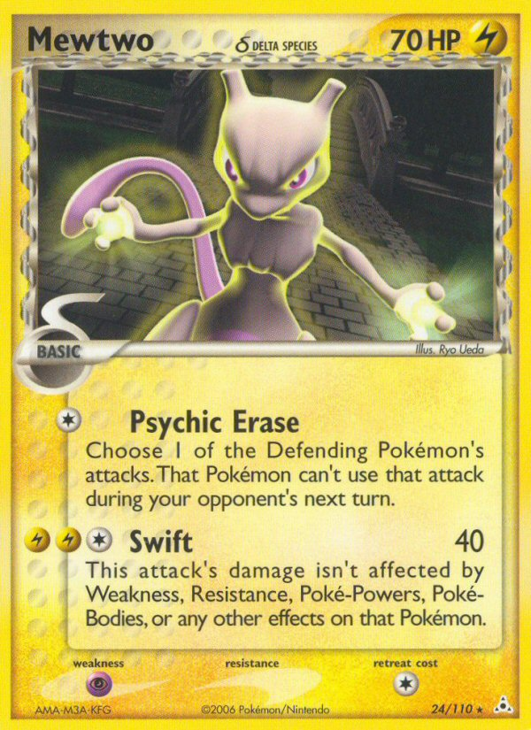 Mewtwo (24/110) (Delta Species) [EX: Holon Phantoms] Pokémon