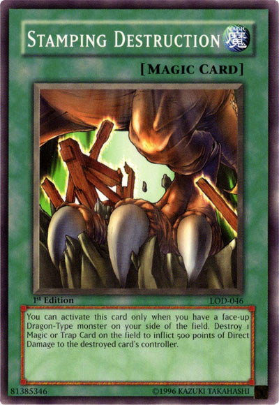 Stamping Destruction [LOD-046] Common Yu-Gi-Oh!