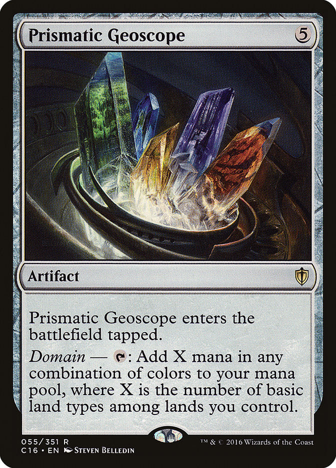 Prismatic Geoscope [Commander 2016] Magic: The Gathering