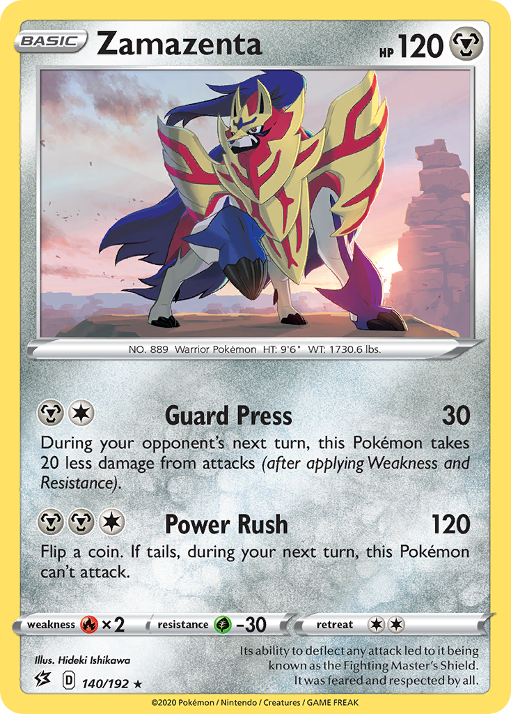 Zamazenta (140/192) [Sword & Shield: Rebel Clash] Pokémon