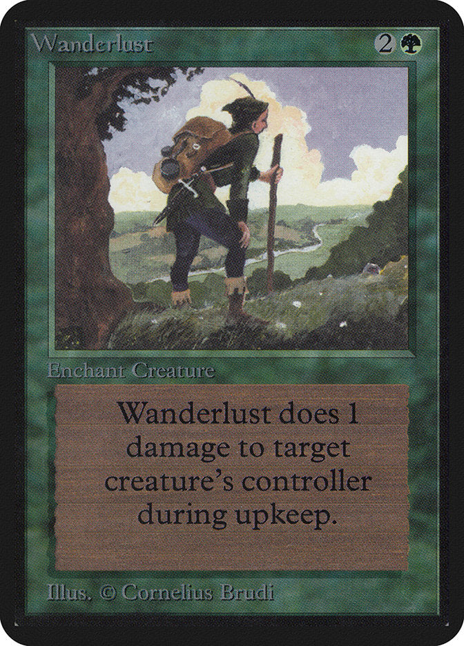 Wanderlust [Alpha Edition] Magic: The Gathering