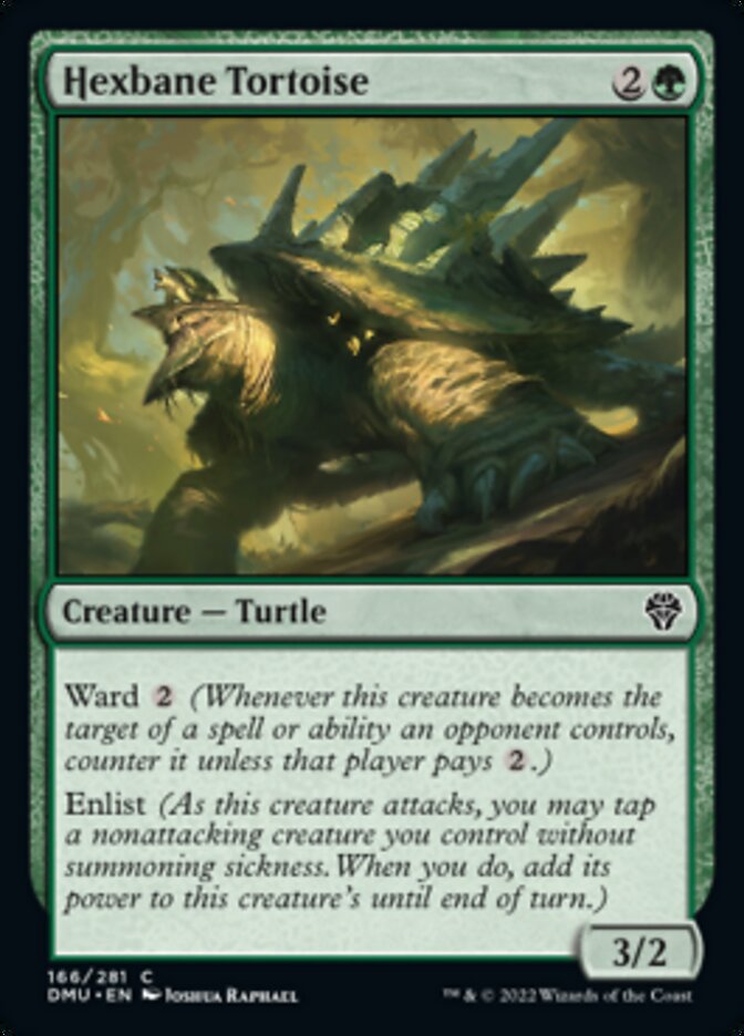Hexbane Tortoise [Dominaria United] Magic: The Gathering