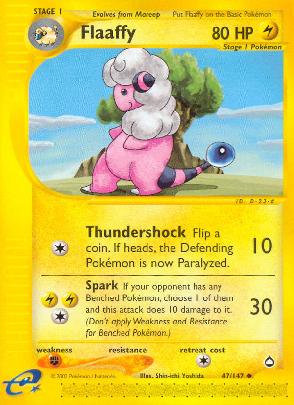 Flaaffy (47/147) [Aquapolis] Pokémon