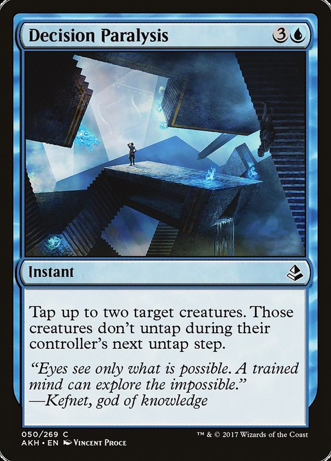 Decision Paralysis [Amonkhet] Magic: The Gathering