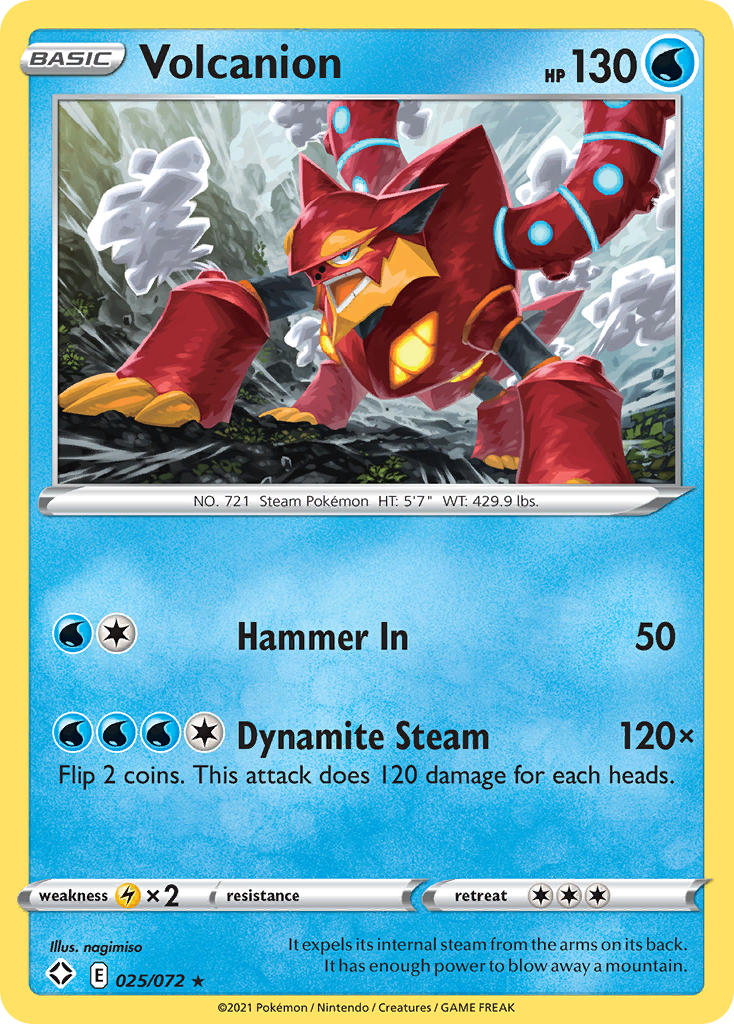 Volcanion (025/072) [Sword & Shield: Shining Fates] Pokémon