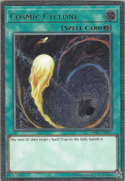 Cosmic Cyclone [OP07-EN003] Ultimate Rare Yu-Gi-Oh!