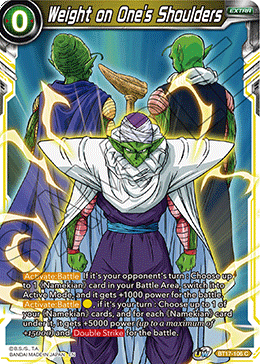 Weight on One's Shoulders (BT17-106) [Ultimate Squad] Dragon Ball Super