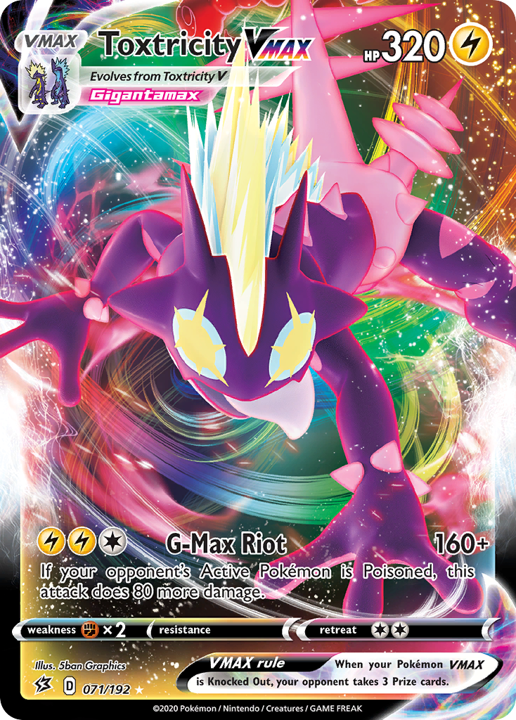 Toxtricity VMAX (071/192) [Sword & Shield: Rebel Clash] Pokémon